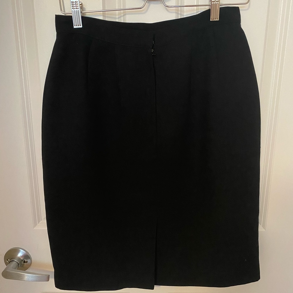 Vintage Black Pencil Skirt (Korean Brand - can’t make out name)